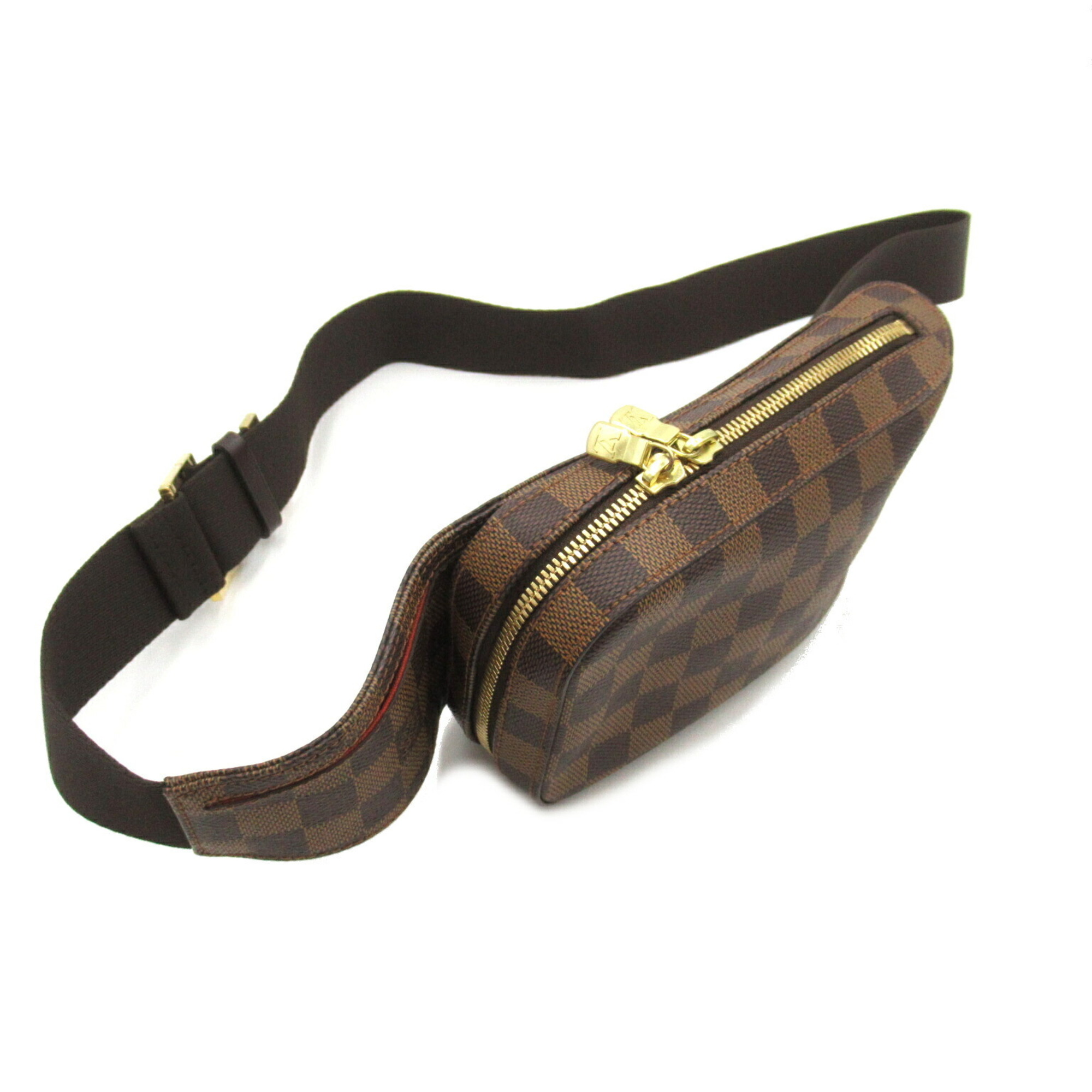 Louis Vuitton LOUIS VUITTON Geronimos Waist Bag Body Coated Canvas Damier Men's Brown N51994