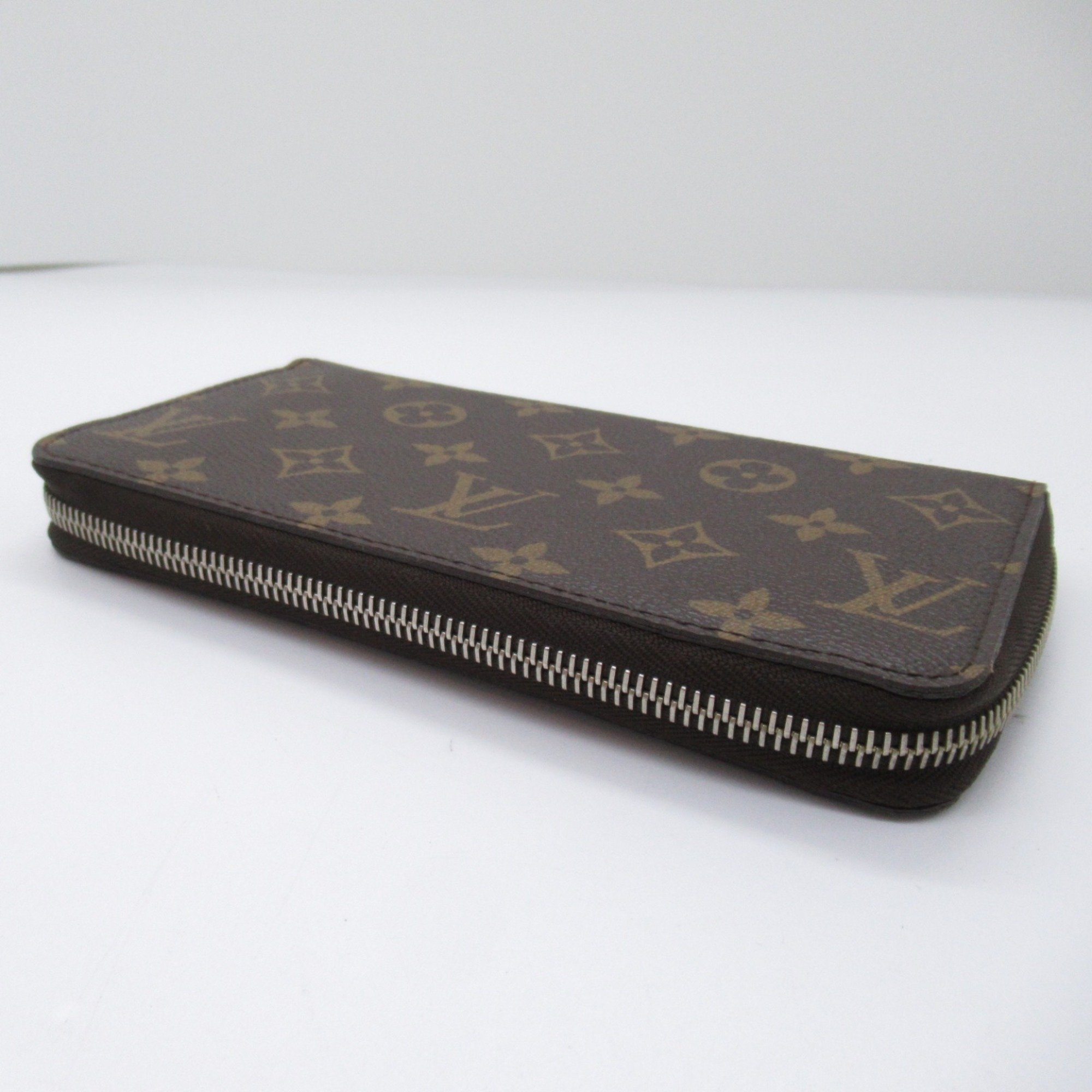 Louis Vuitton LOUIS VUITTON Zippy Wallet Round Long Coated Canvas Monogram Women's Brown M60017