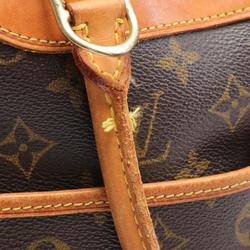 Louis Vuitton LOUIS VUITTON Deauville Bowling Vanity Monogram Handbag Bag Coated Canvas Leather Women's Brown M47270