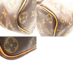 Louis Vuitton Speedy 35 Handbag, Coated Canvas, Monogram, Women's, Brown, M41524