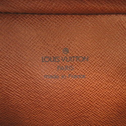 Louis Vuitton Danube Shoulder Bag, Coated Canvas, Monogram, Men's, Women's, Brown, M45266