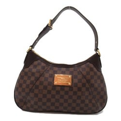 Louis Vuitton Thames GM Shoulder Bag, Coated Canvas, Damier, Women's, Brown, N48181