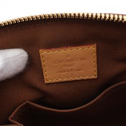 Louis Vuitton Tivoli PM Monogram Handbag Bag Coated Canvas Leather Women's Brown M40143