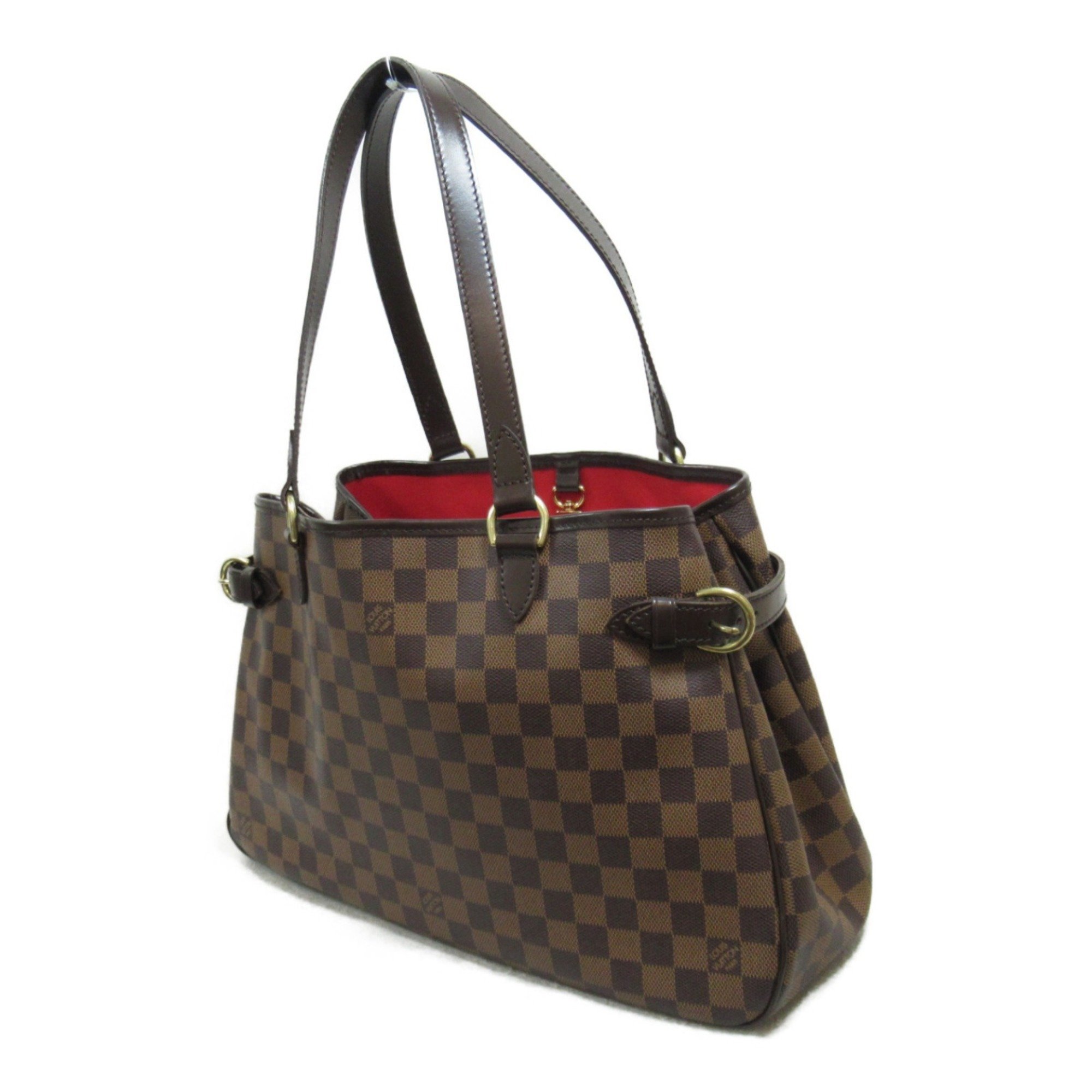 Louis Vuitton Batignolles Horizontal Shoulder Bag Coated Canvas Damier Women's Brown N48179