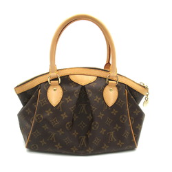 Louis Vuitton Tivoli PM Handbag, Coated Canvas, Monogram, Women's, Brown, M40143