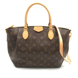 Louis Vuitton Turen MM Bag, Coated Canvas, Monogram, Women's, Brown, M48814