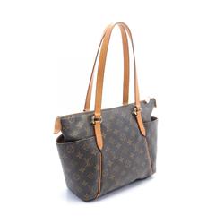 Louis Vuitton LOUIS VUITTON Totally PM Tote Bag Coated Canvas Leather Monogram Women's Brown M56688