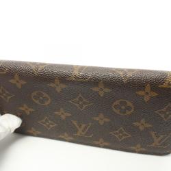 Louis Vuitton LOUIS VUITTON Zippy Wallet Monogram Round Long Coated Canvas Men's Women's Brown M60017