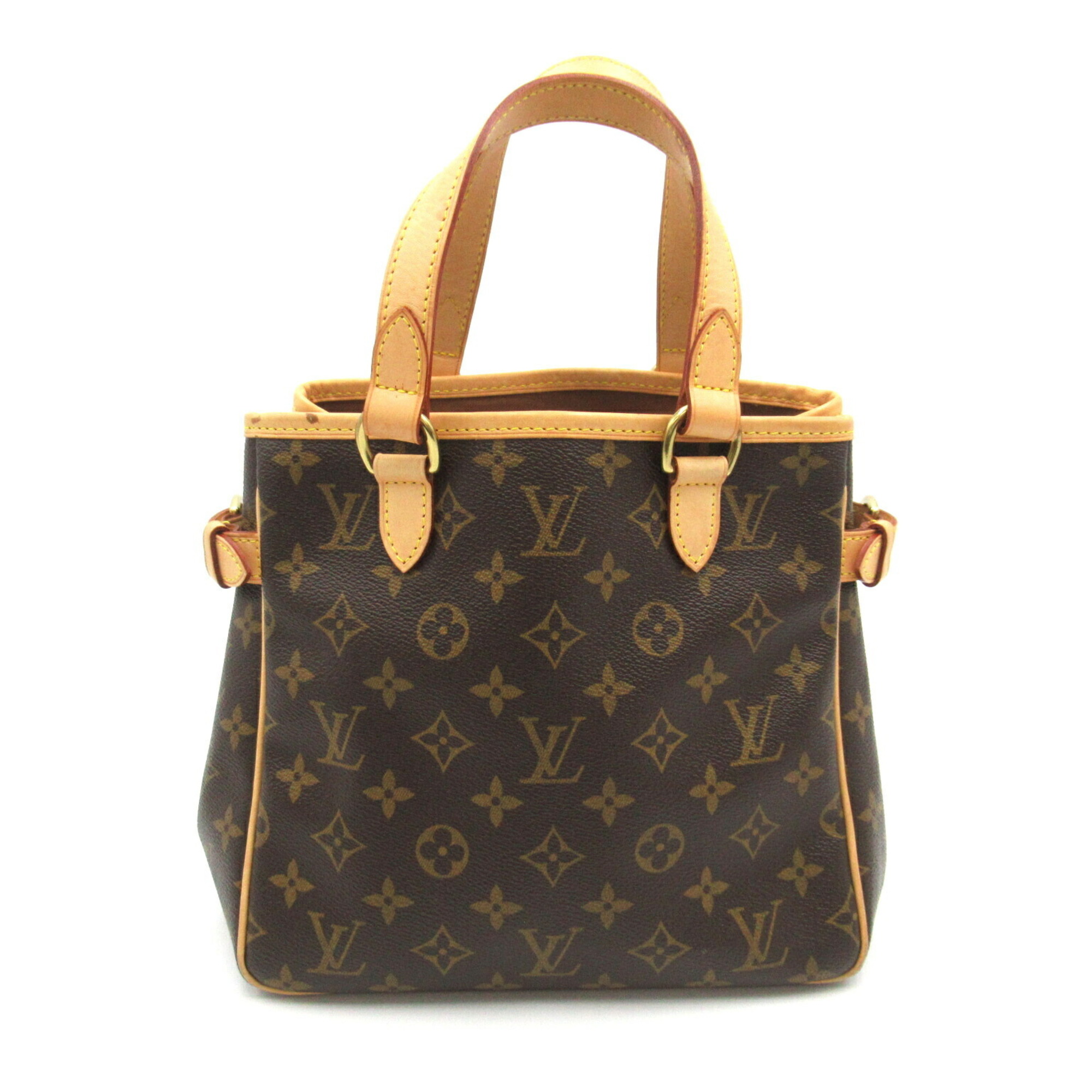 Louis Vuitton Batignolles Bag, Coated Canvas, Monogram, Women's, Brown, M51156