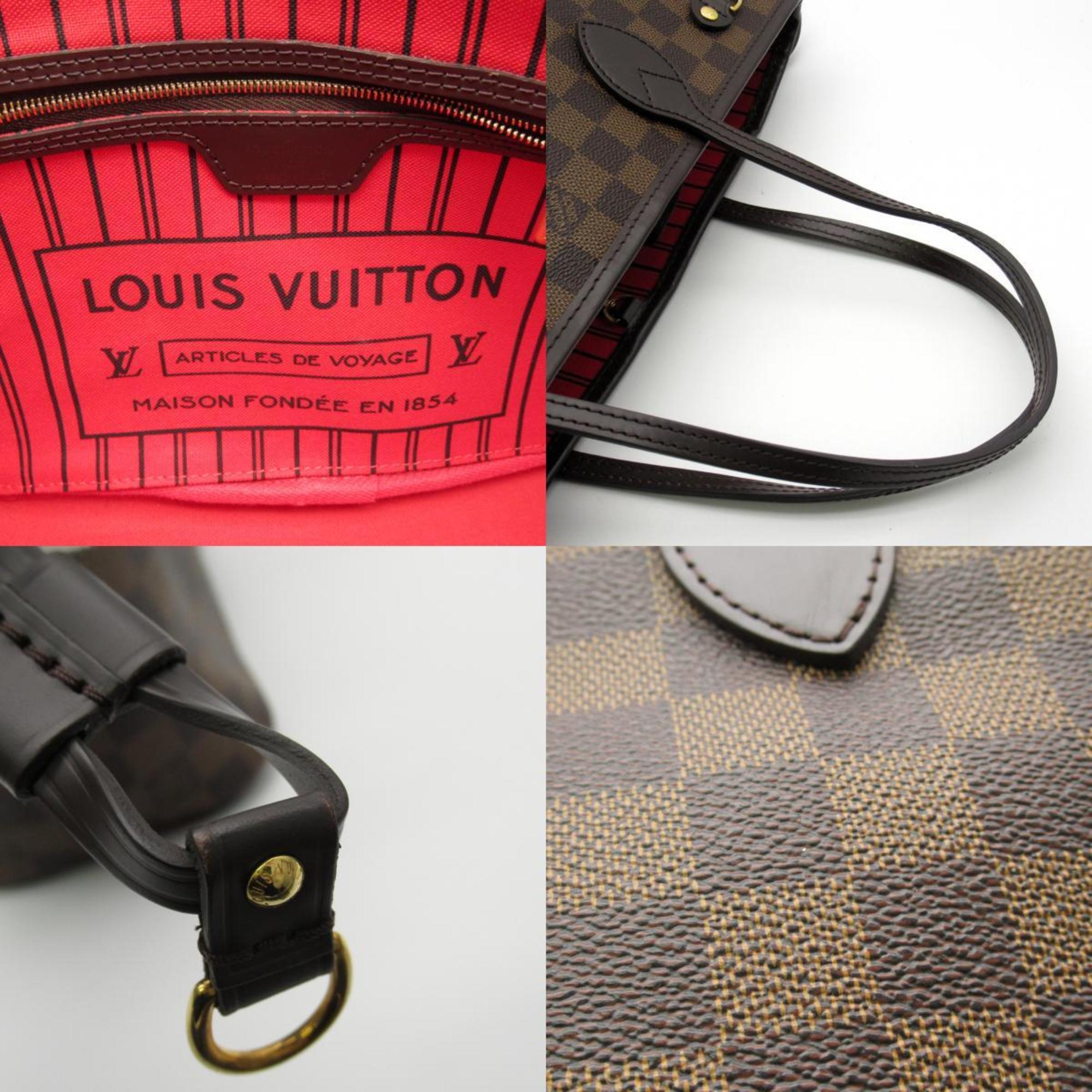 Louis Vuitton Neverfull PM Bag, Coated Canvas, Damier, Women's, Brown, N41359