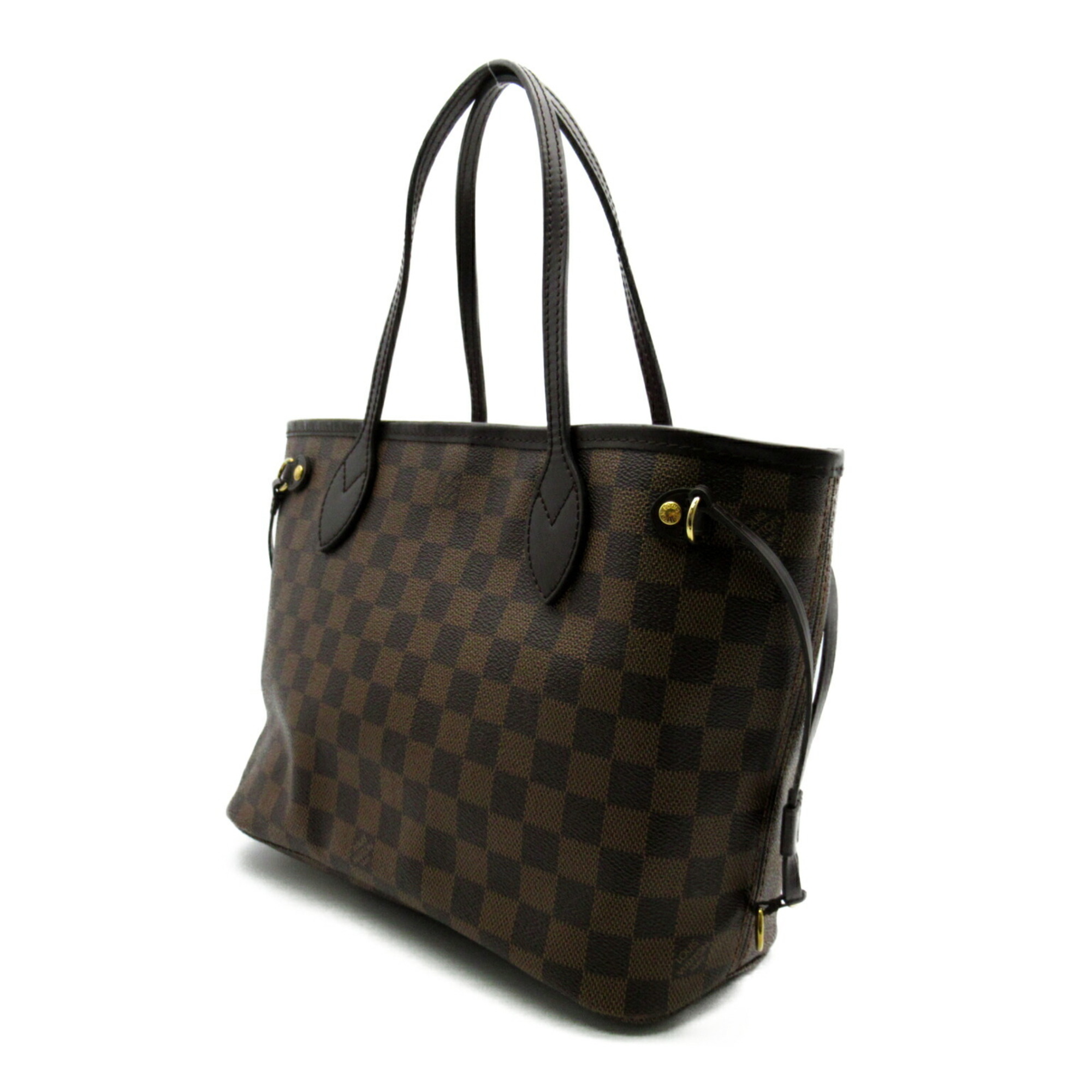 Louis Vuitton Neverfull PM Bag, Coated Canvas, Damier, Women's, Brown, N41359