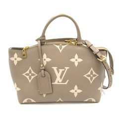 LOUIS VUITTON Petit Palais PM 2way Shoulder Bag Leather Monogram Empreinte Women's Grey M58914