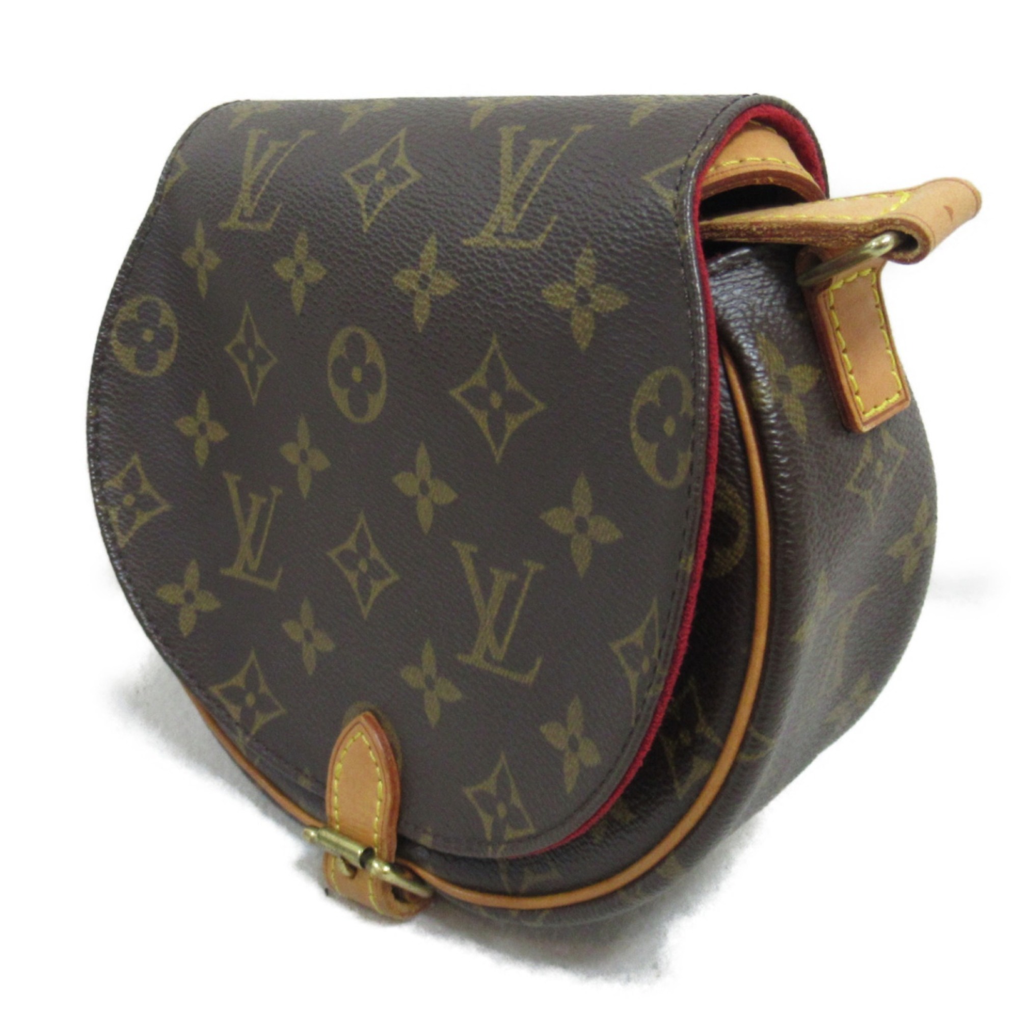 Louis Vuitton LOUIS VUITTON Tan Blanc Shoulder Bag Coated Canvas Monogram Women's Brown M51179