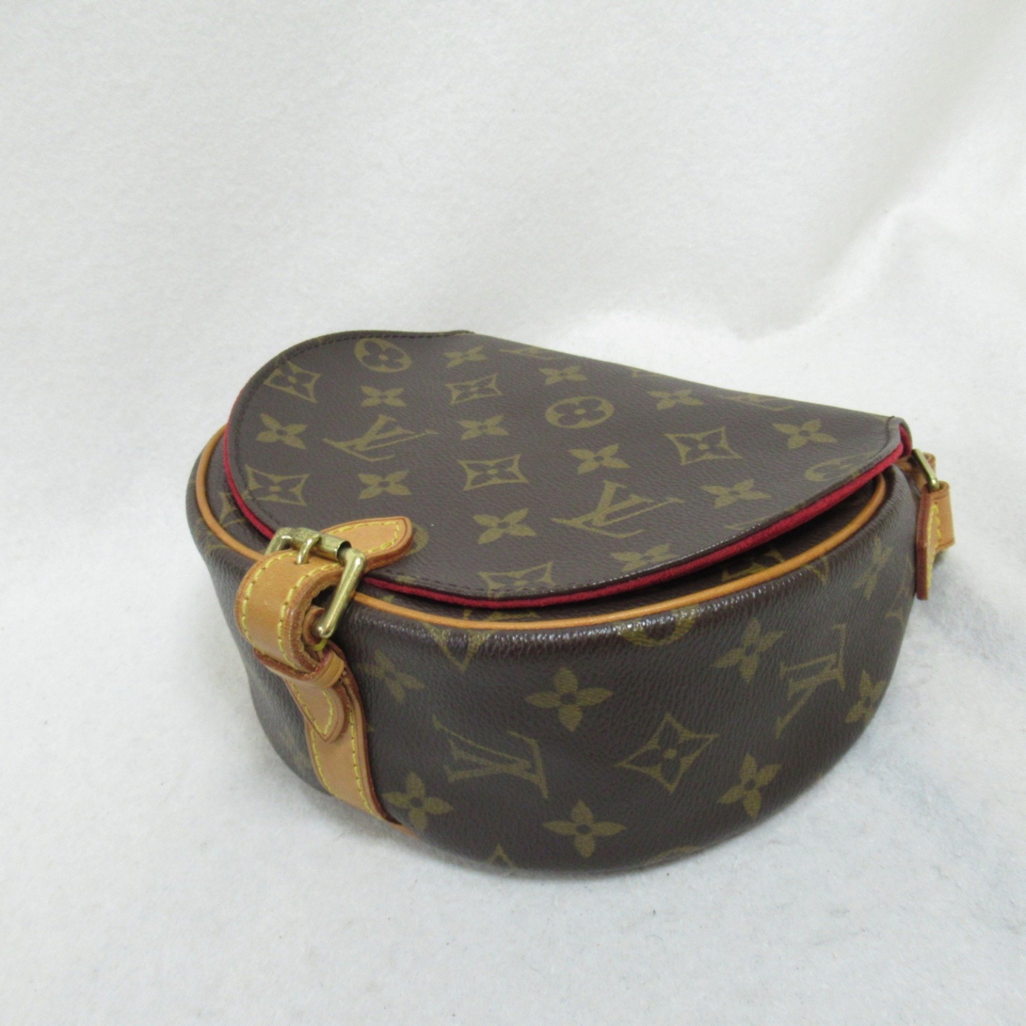 Louis Vuitton LOUIS VUITTON Tan Blanc Shoulder Bag Coated Canvas Monogram Women's Brown M51179