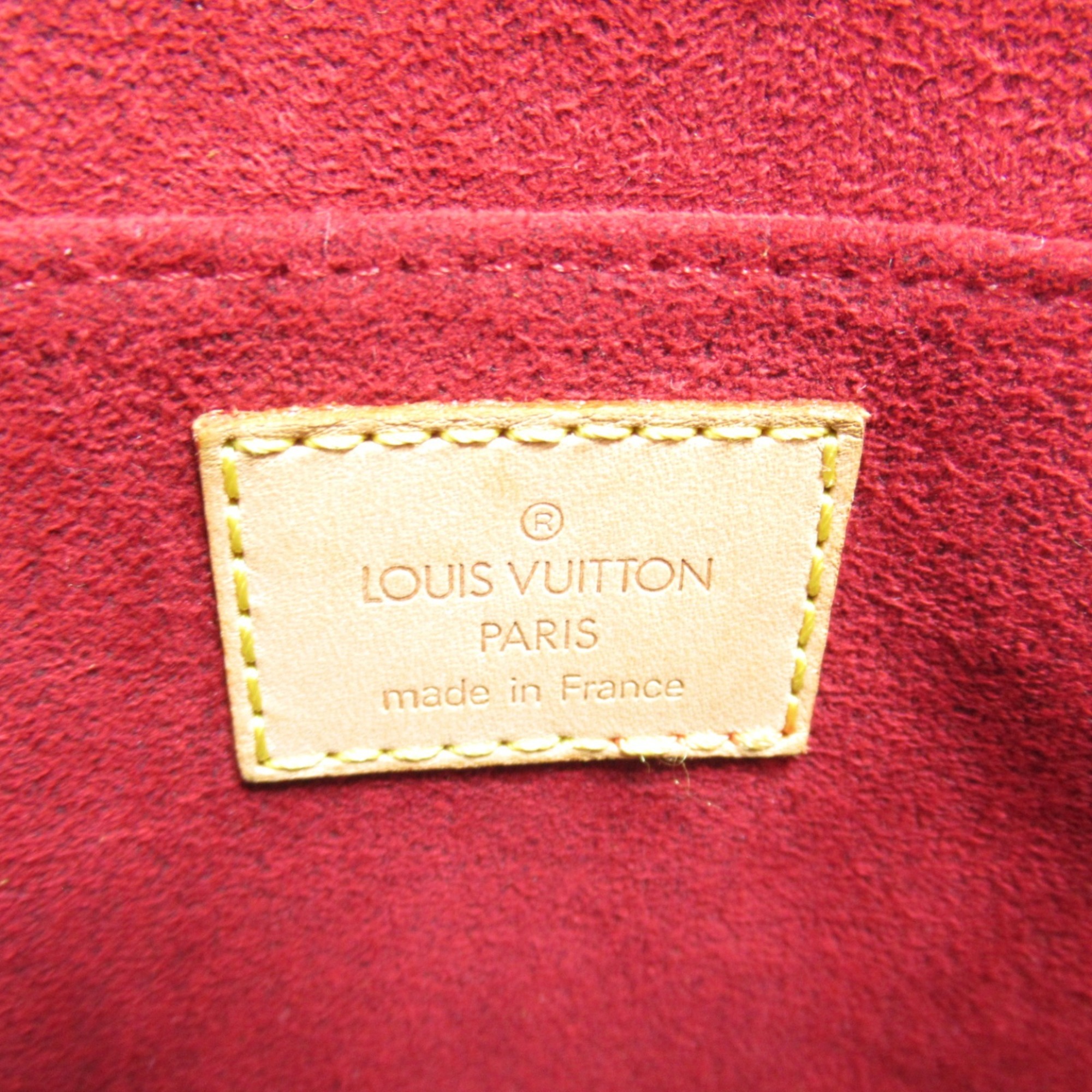 Louis Vuitton LOUIS VUITTON Tan Blanc Shoulder Bag Coated Canvas Monogram Women's Brown M51179