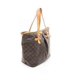 Louis Vuitton Palermo GM Monogram Shoulder Bag, Coated Canvas, Leather, Women's, Brown, M40146