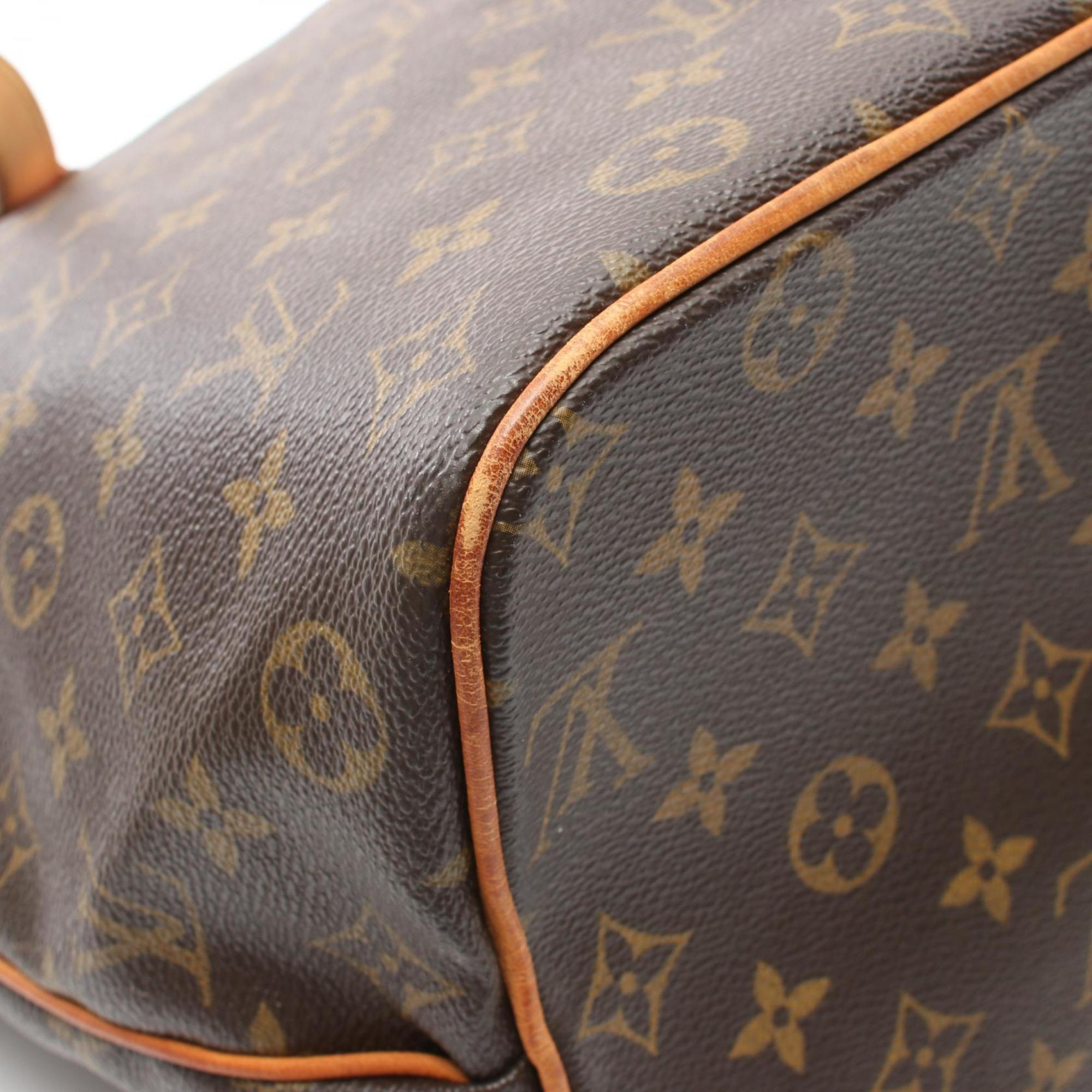 Louis Vuitton Palermo GM Monogram Shoulder Bag, Coated Canvas, Leather, Women's, Brown, M40146