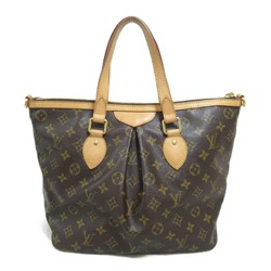 LOUIS VUITTON Palermo PM 2-way shoulder bag, coated canvas, monogram, ladies, brown, M40145