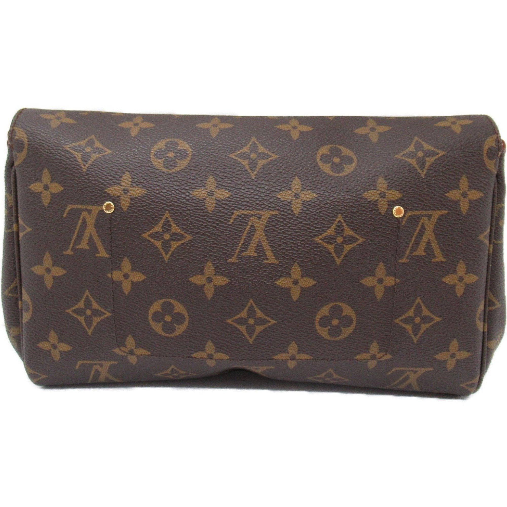 Louis Vuitton LOUIS VUITTON Favorite MM Shoulder Bag Coated Canvas Monogram Women's Brown M40718