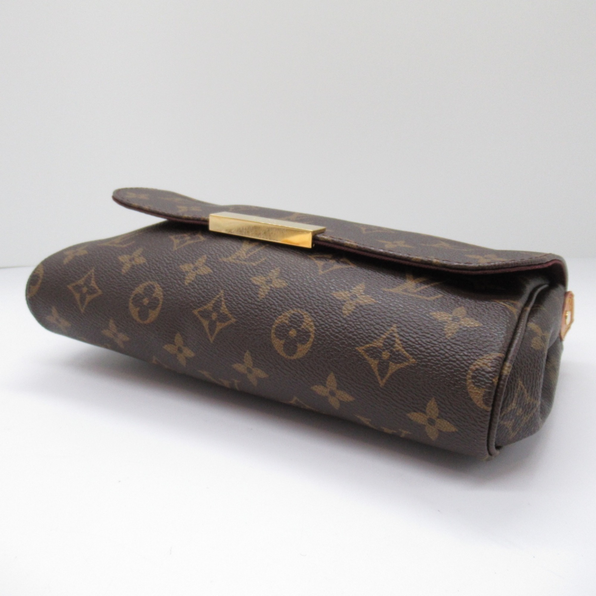 Louis Vuitton LOUIS VUITTON Favorite MM Shoulder Bag Coated Canvas Monogram Women's Brown M40718