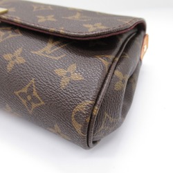 Louis Vuitton LOUIS VUITTON Favorite MM Shoulder Bag Coated Canvas Monogram Women's Brown M40718