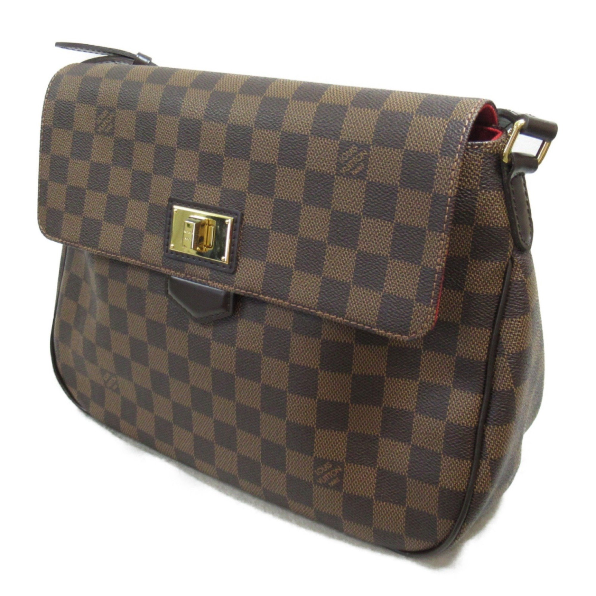 Louis Vuitton LOUIS VUITTON Busas Roseberry Shoulder Bag Coated Canvas Women's Brown N41178