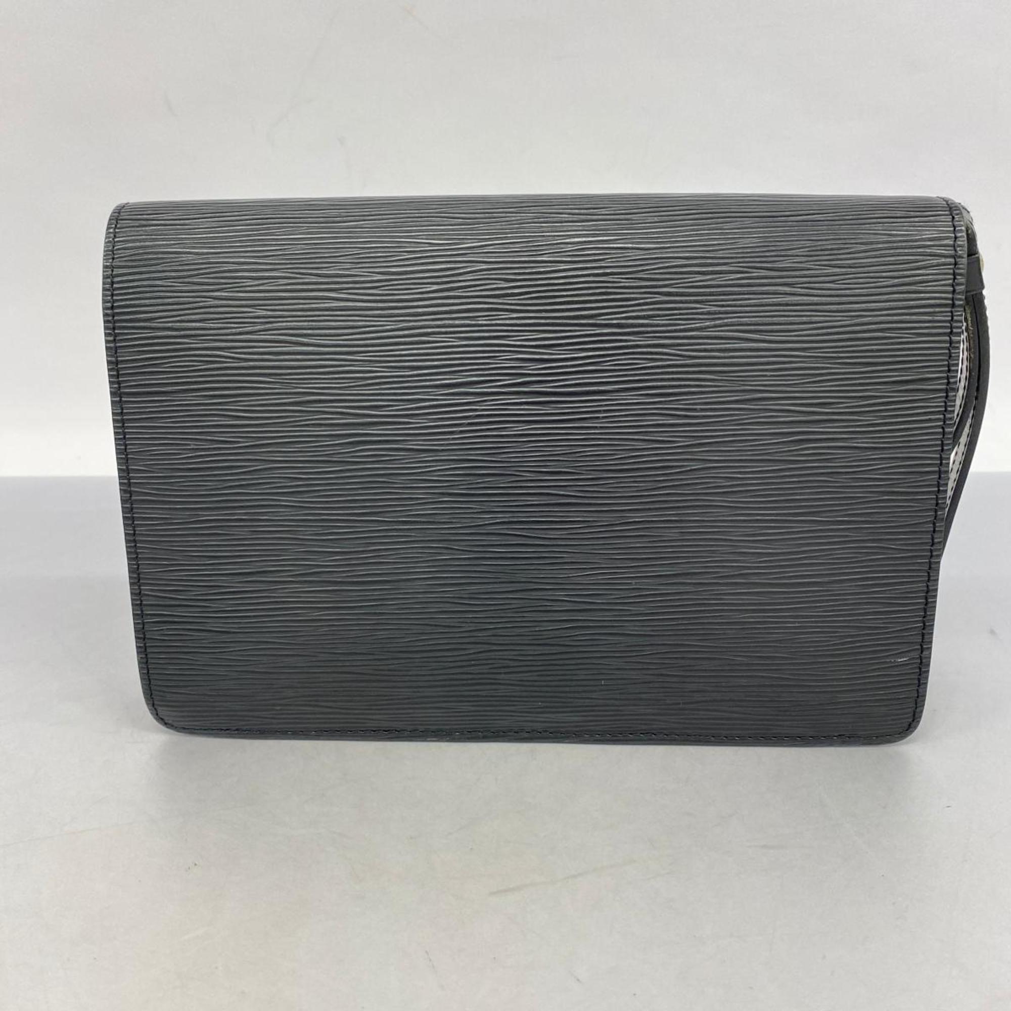 Louis Vuitton Clutch Bag Epi Pochette Serie Dragonne M52612 Noir Men's Women's