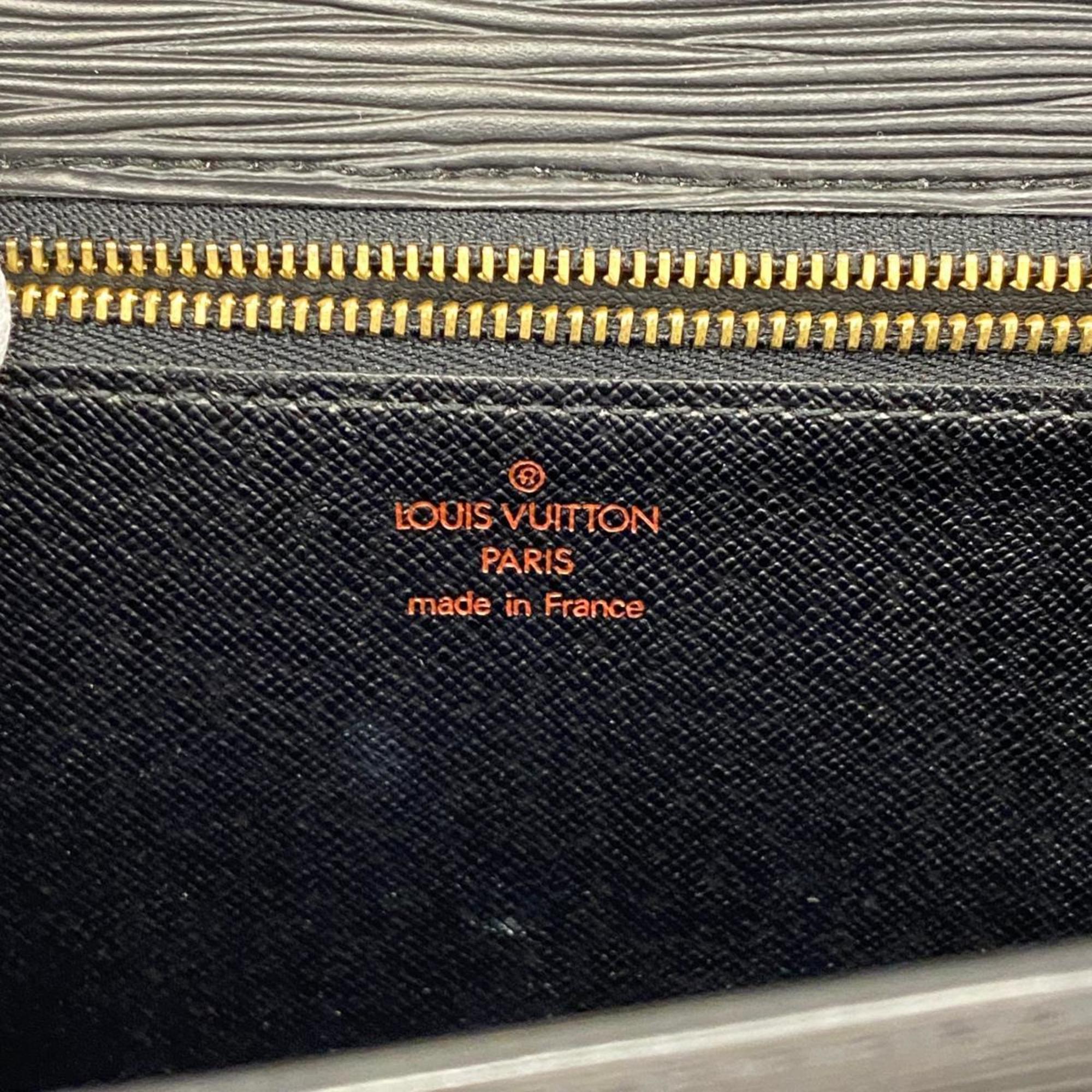 Louis Vuitton Clutch Bag Epi Pochette Serie Dragonne M52612 Noir Men's Women's