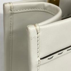 Fendi Handbag Sunshine Small Leather White Women's