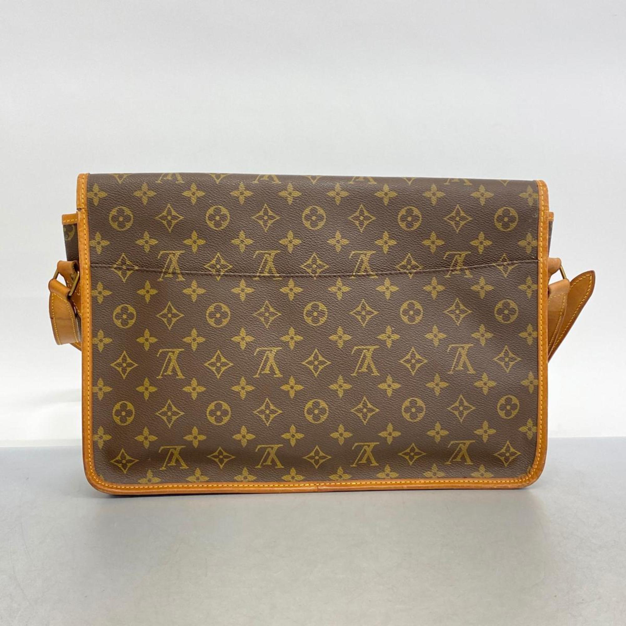 Louis Vuitton Shoulder Bag Monogram Gibessier GM M42249 Brown Ladies