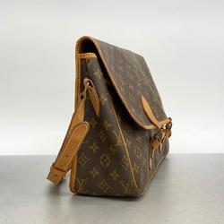 Louis Vuitton Shoulder Bag Monogram Gibessier GM M42249 Brown Ladies