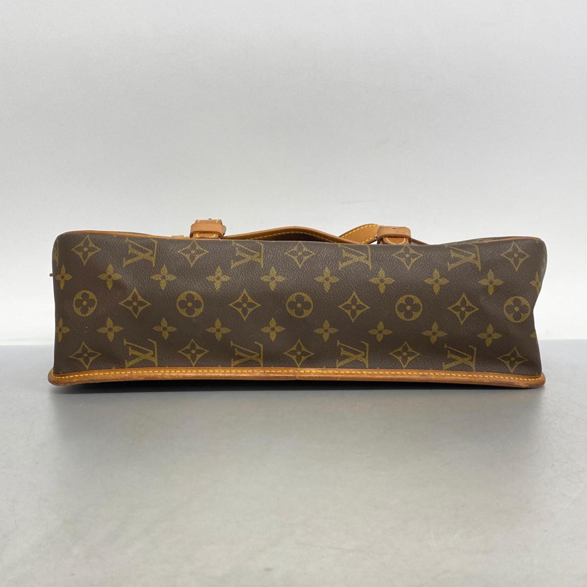 Louis Vuitton Shoulder Bag Monogram Gibessier GM M42249 Brown Ladies