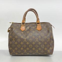 Louis Vuitton Handbag Monogram Speedy 30 M41108 Brown Ladies