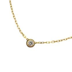 Cartier Necklace Diamant Legende SM 1PD Diamond K18YG Yellow Gold Women's