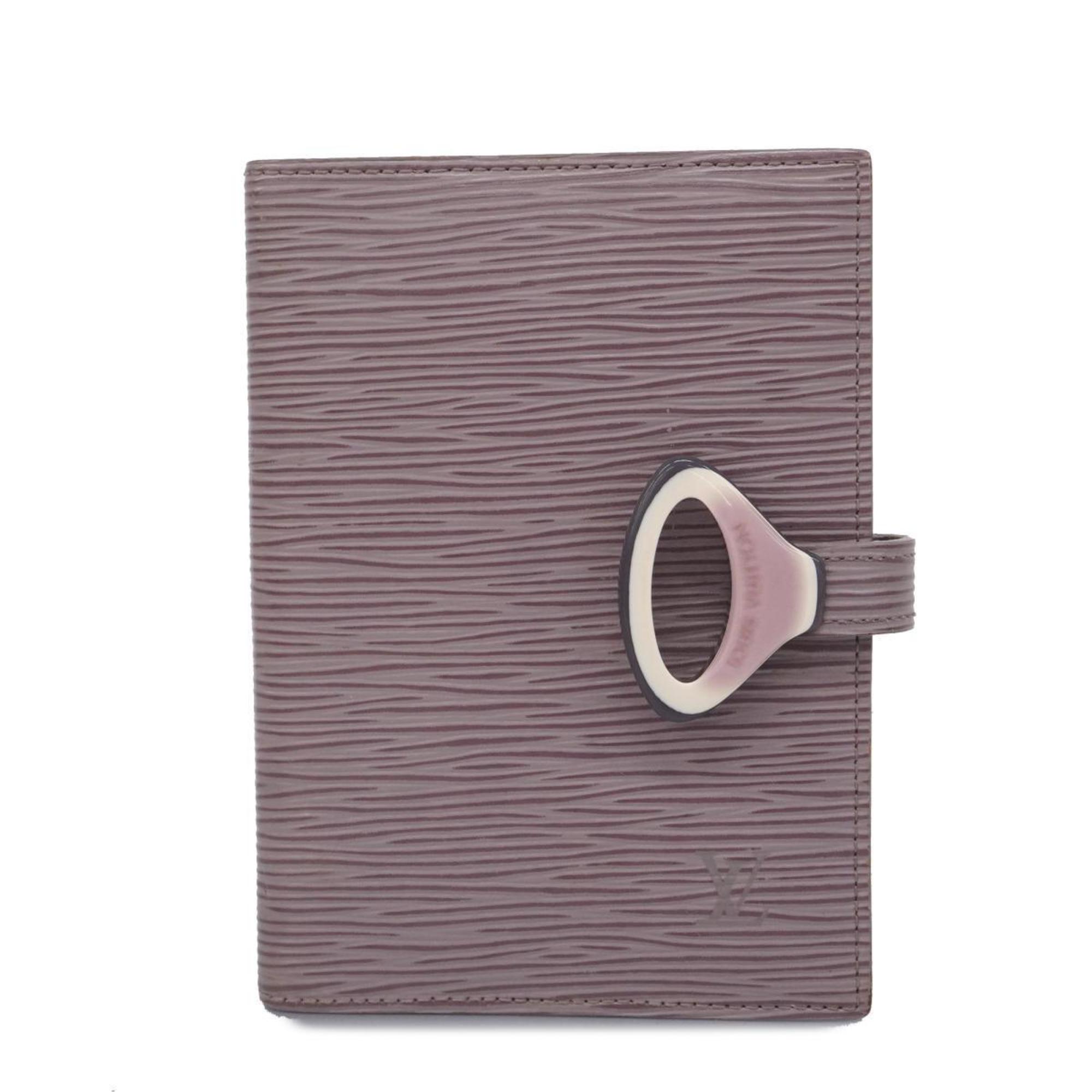 Louis Vuitton Notebook Cover Epi Agenda PM R2009B Lilac Ladies