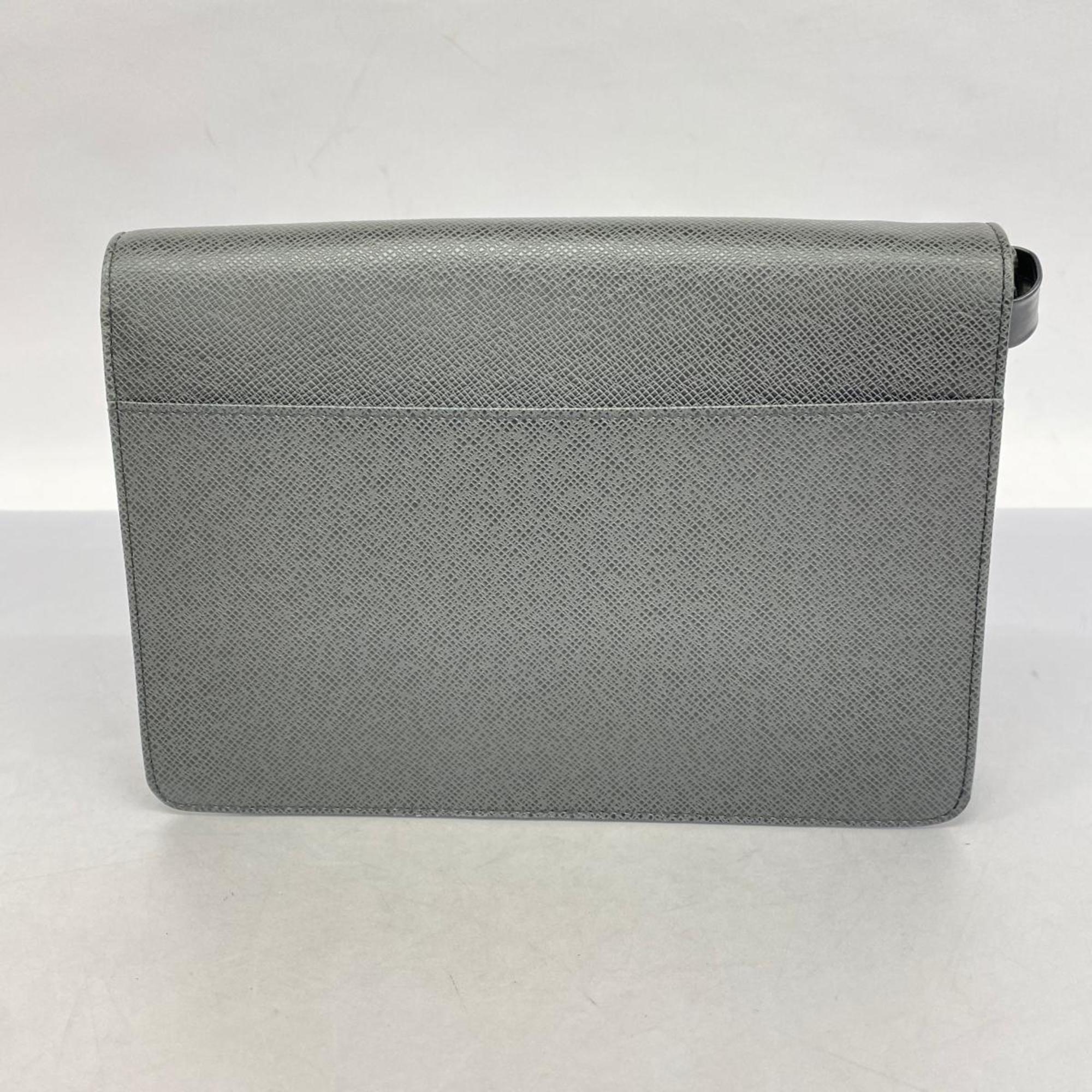 Louis Vuitton Clutch Bag Taiga Selenga M30782 Aldwaz Men's