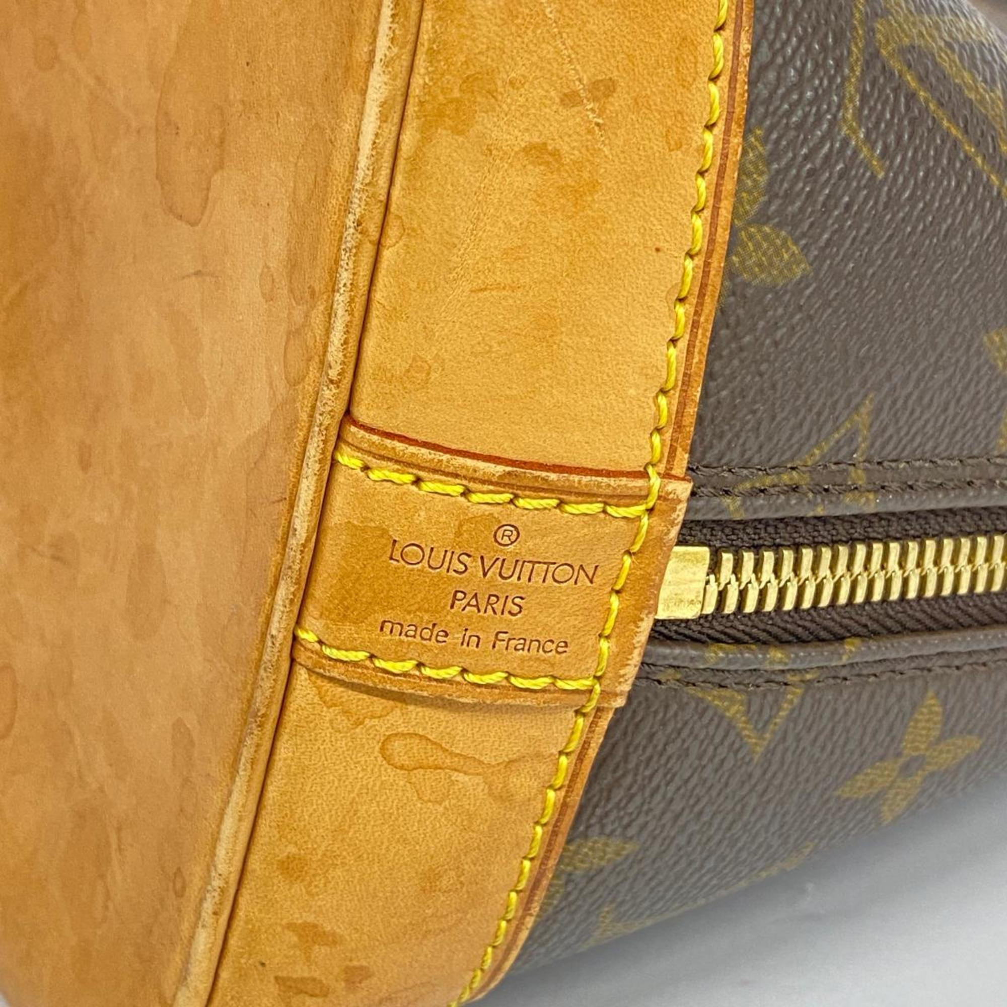 Louis Vuitton handbag Monogram Alma M51130 brown ladies