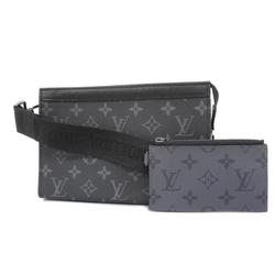 Louis Vuitton Shoulder Bag Monogram Eclipse Gaston Wearable Wallet M81124 Black Men's