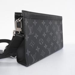 Louis Vuitton Shoulder Bag Monogram Eclipse Gaston Wearable Wallet M81124 Black Men's