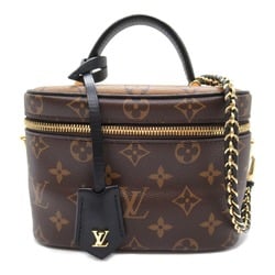 Louis Vuitton Vanity NV PM 2-way shoulder bag, coated canvas, Monogram Reverse, women's, brown, M45165