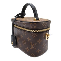 Louis Vuitton Vanity NV PM 2-way shoulder bag, coated canvas, Monogram Reverse, women's, brown, M45165