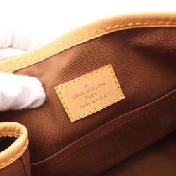 Louis Vuitton Batignolles Monogram Handbag Bag Coated Canvas Leather Women's Brown M51156