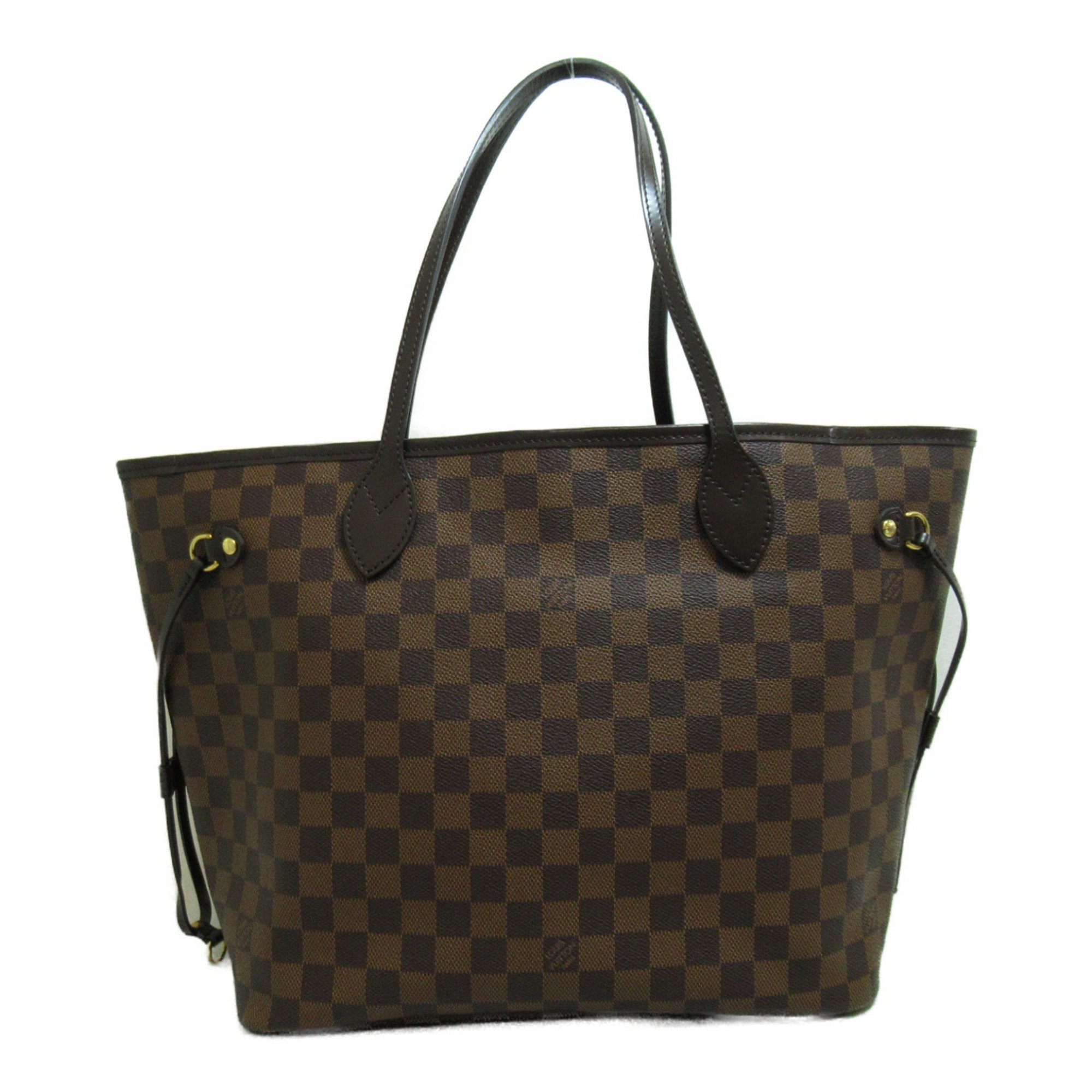 Louis Vuitton Neverfull MM Tote Bag, Coated Canvas, Damier, Women's, Brown, N41358