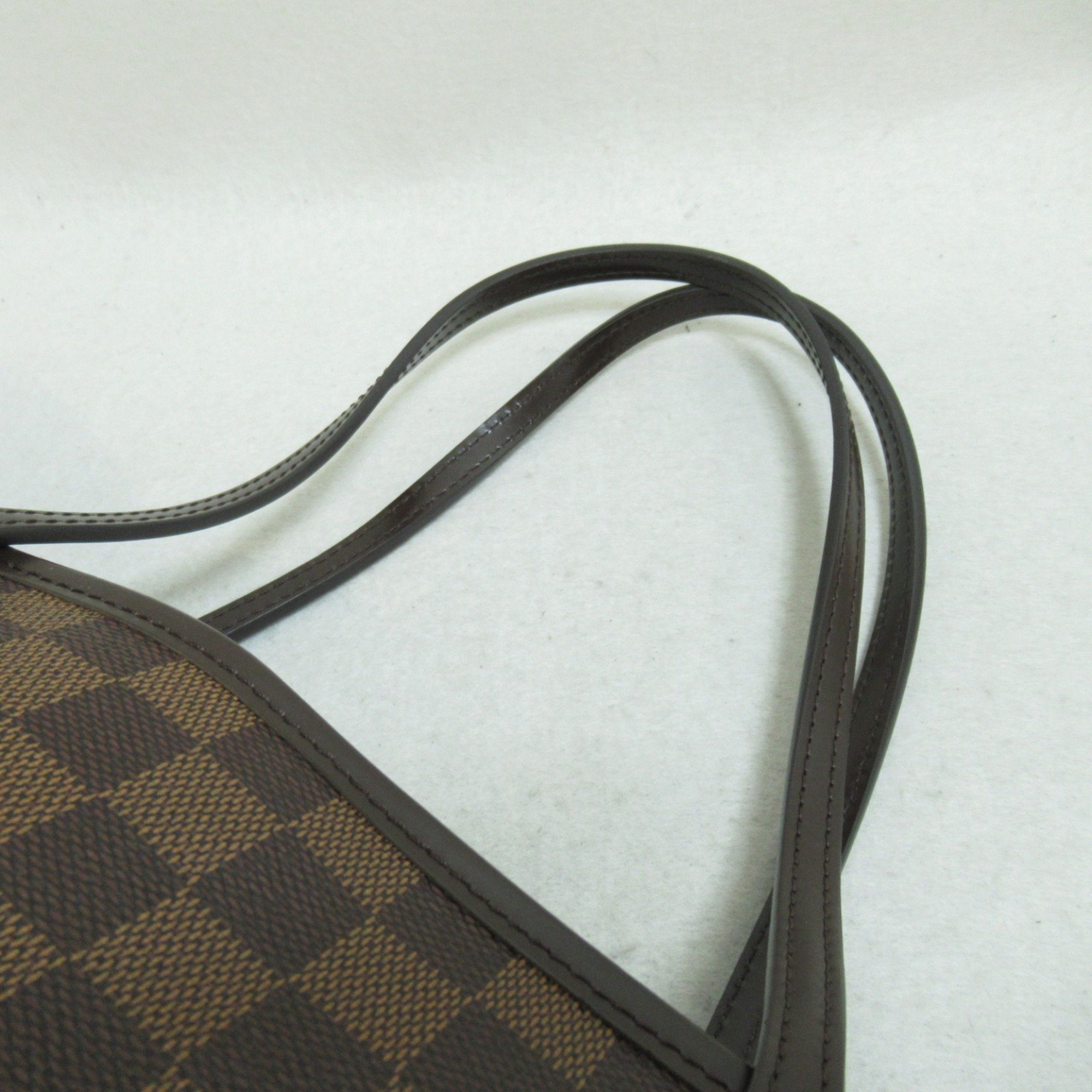 Louis Vuitton Neverfull MM Tote Bag, Coated Canvas, Damier, Women's, Brown, N41358