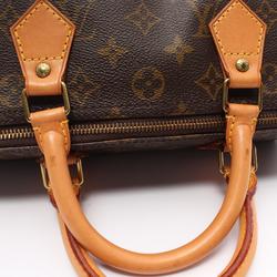 Louis Vuitton Speedy 30 Monogram Handbag Bag Coated Canvas Leather Women's Brown M41526