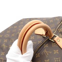 Louis Vuitton Speedy 40 Monogram Handbag Bag Coated Canvas Leather Women's Brown M41522