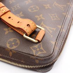 Louis Vuitton Soft Trunk PM Monogram Shoulder Bag Coated Canvas Leather Men's Women's Brown M68494