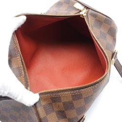 LOUIS VUITTON Papillon 26 Damier Ebene Handbag Bag Coated Canvas Leather Women's Brown N51304