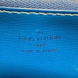 Louis Vuitton Handbag Epi Malesherbes M52375 Toledo Blue Ladies