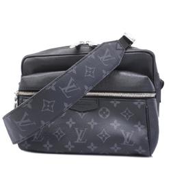 Louis Vuitton Shoulder Bag Monogram Eclipse Outdoor PM M30233 Black Men's